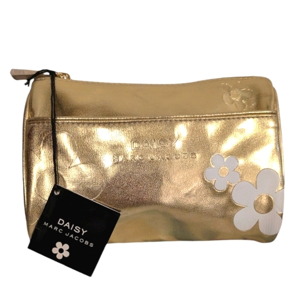 Gold Marc Jacobs- Daisy- cosmetic bag. NEW WITH TAGS - Picture 1 of 16